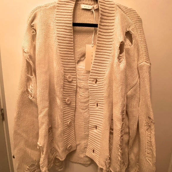 BRAND  NEW MNML Distroyed cardigan - Picture 6 of 6
